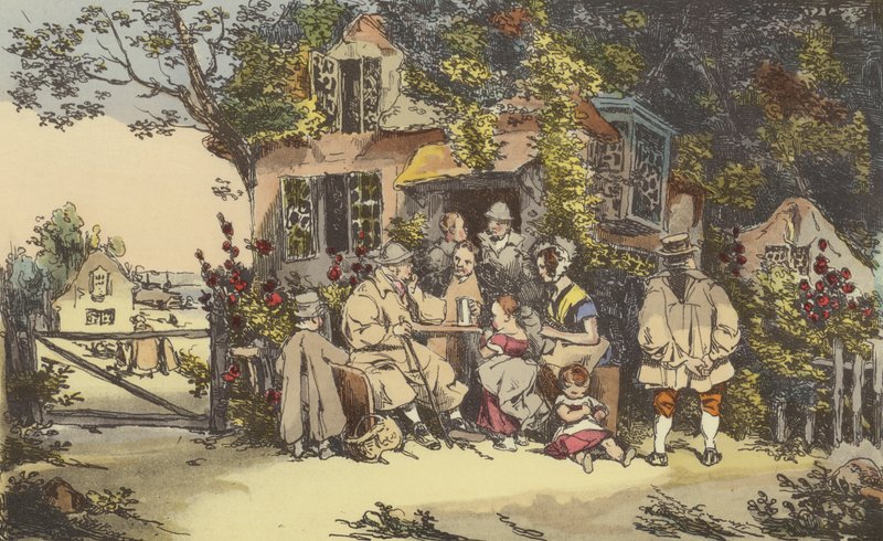 Bostäder för bönder av after Henri Bonaventure Monnier