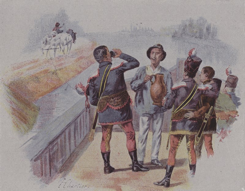 Illustration från Memories of the School of Mars av after Henri Georges Jacques Chartier