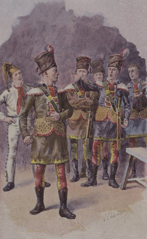 Illustration från Memories of the School of Mars av after Henri Georges Jacques Chartier