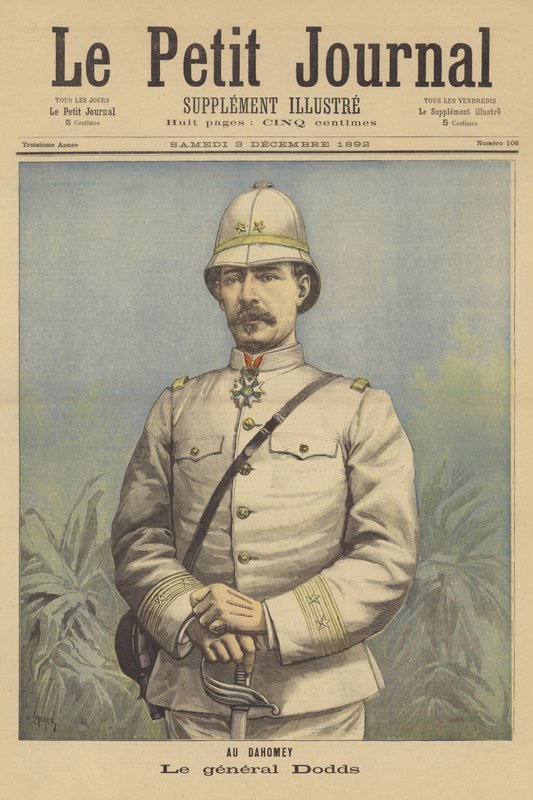 General Dodds, befälhavare för de franska trupperna i Dahomey av after Henri Meyer