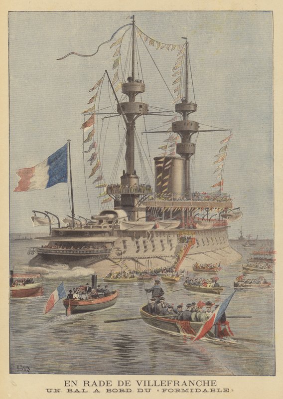 I bukten Villefranche av after Henri Meyer