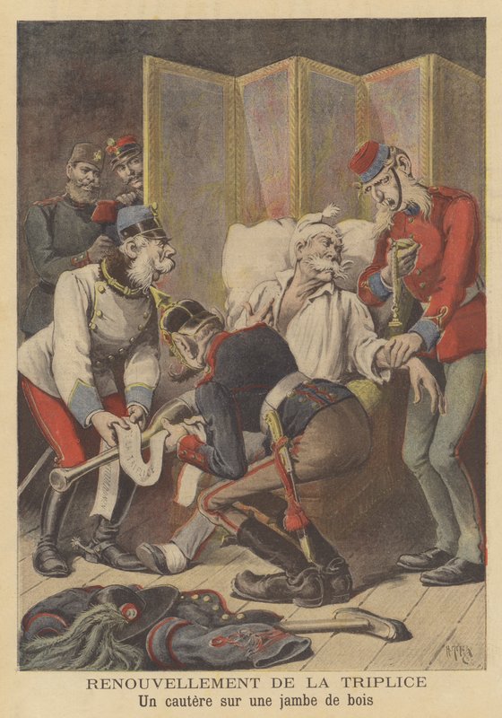 Förnyelse av Trippelalliansen av after Henri Meyer