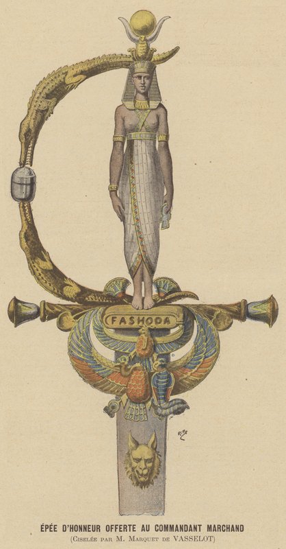 Hedersvärd tilldelad major Jean-Baptiste Marchand av after Henri Meyer