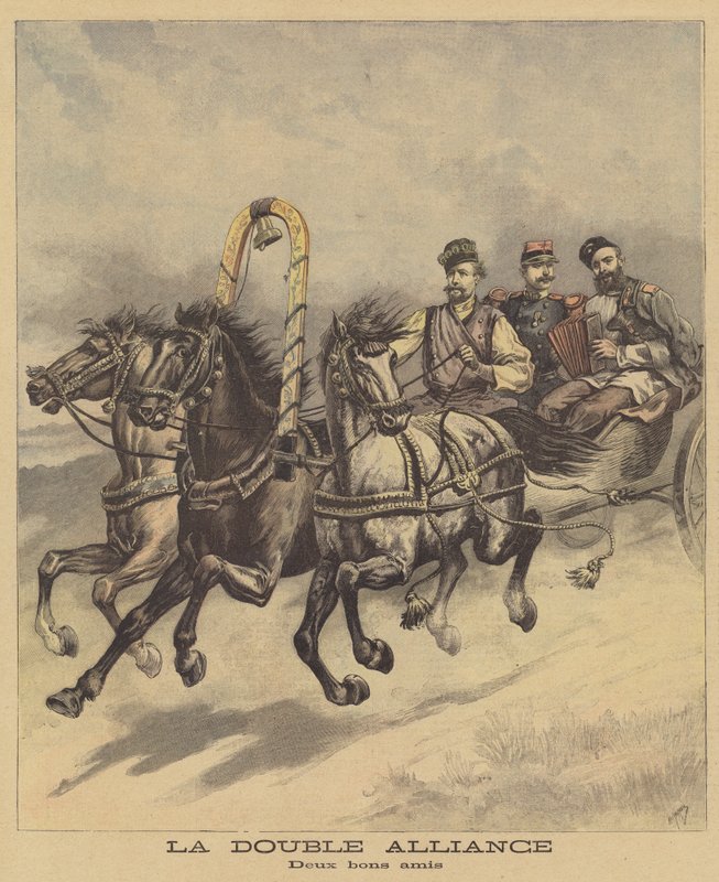 Dubbelalliansen av after Henri Meyer