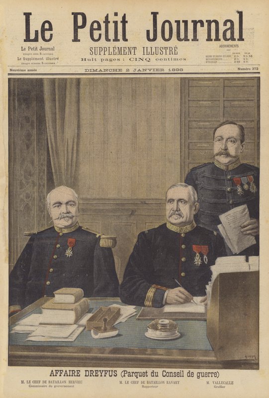 Dreyfusaffären av after Henri Meyer