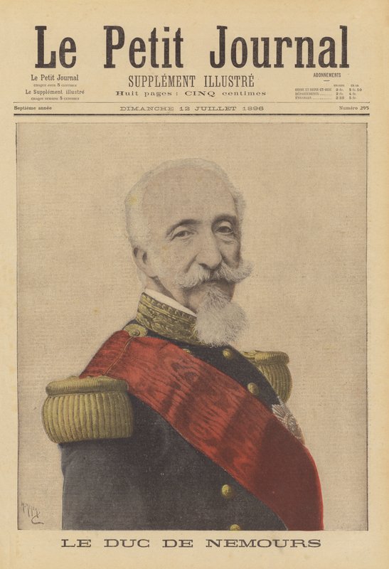 Hertigen av Nemours av after Henri Meyer