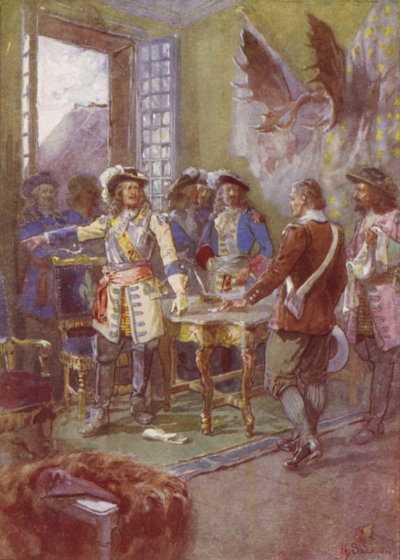 My Guns will give my Answer, Frontenac, 1690 av after Henry Sandham