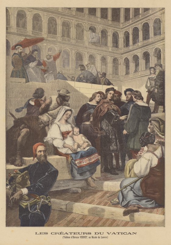 Vatikanens skapare av after Horace Vernet
