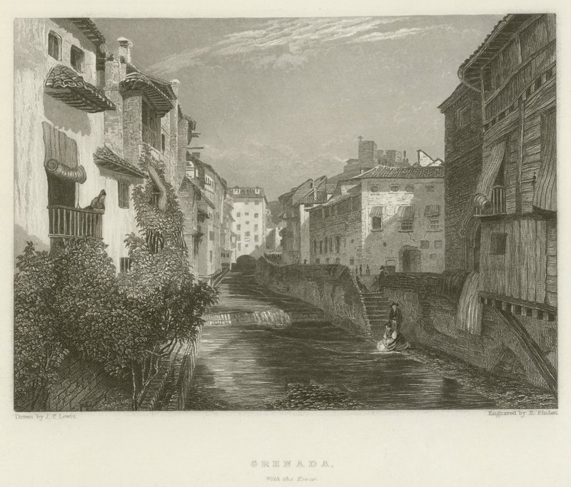 Grenada, med tornet av after John Frederick Lewis