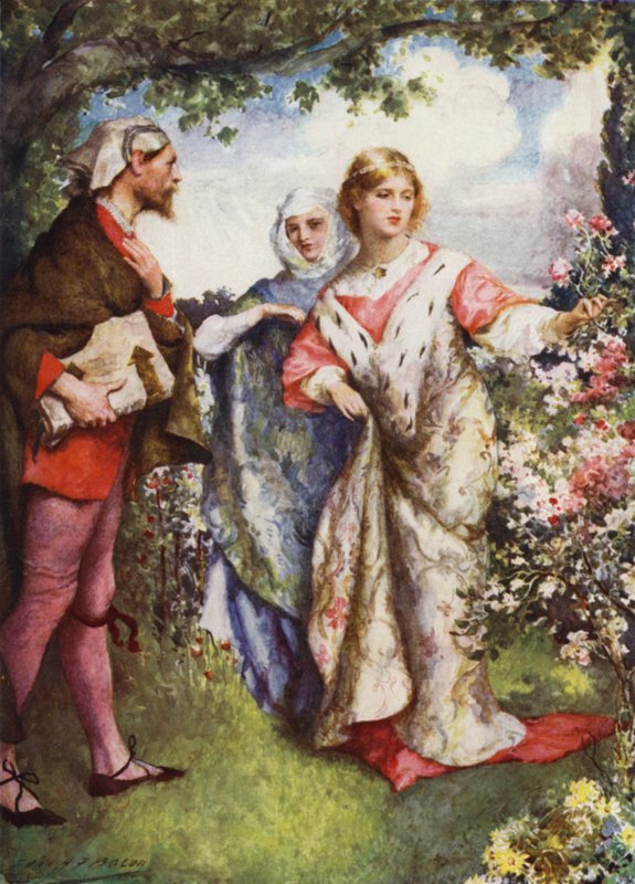 Emma och Eginhard av after John Henry Frederick Bacon