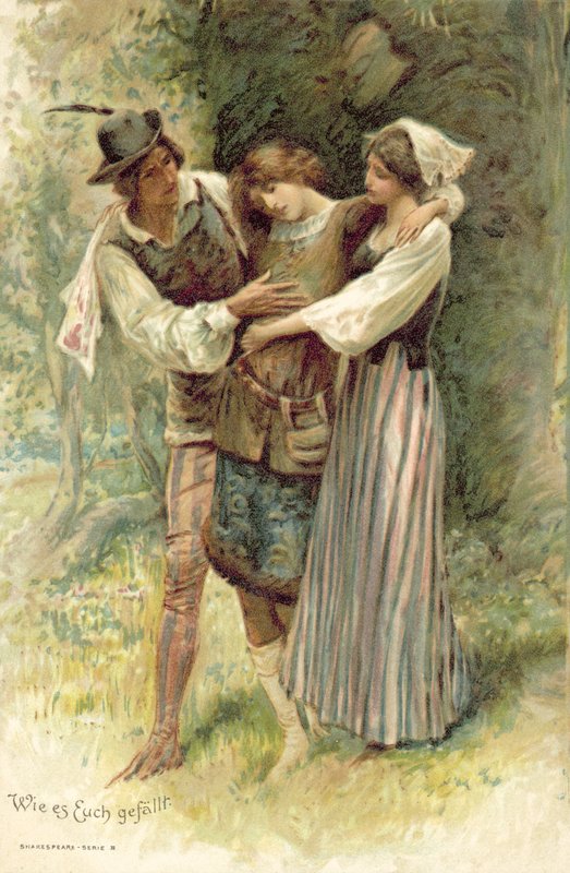 Illustration för As You Like It av after John Henry Frederick Bacon