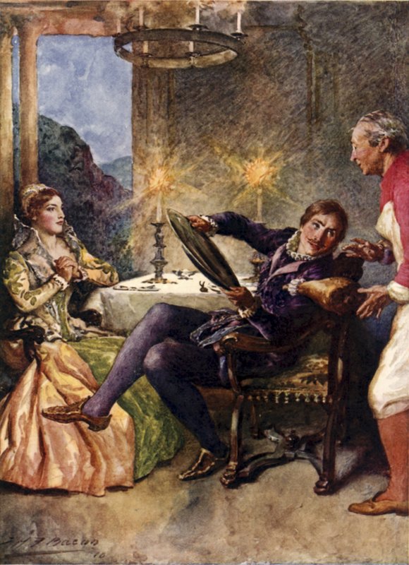 Katharina och Petruchio av after John Henry Frederick Bacon