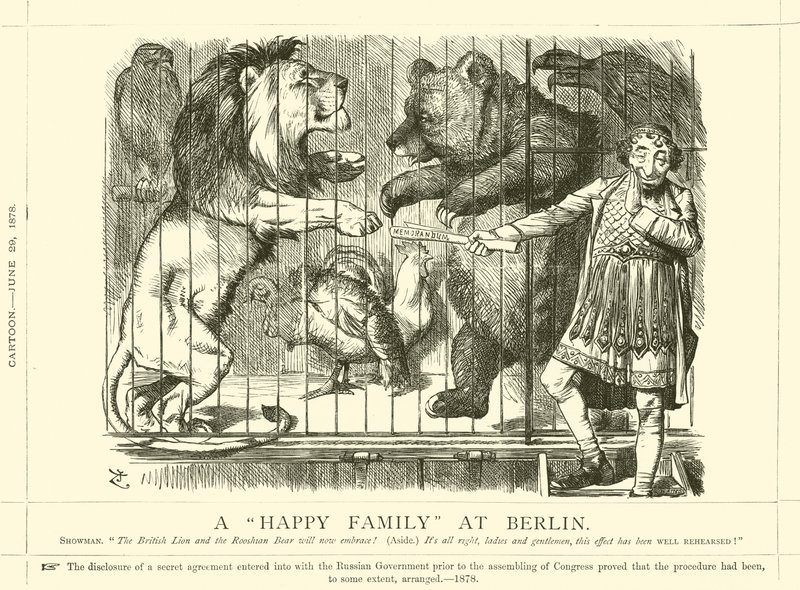 En lycklig familj i Berlin av after John Tenniel