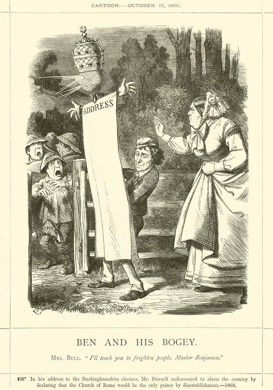 Ben och hans Bogey av after John Tenniel