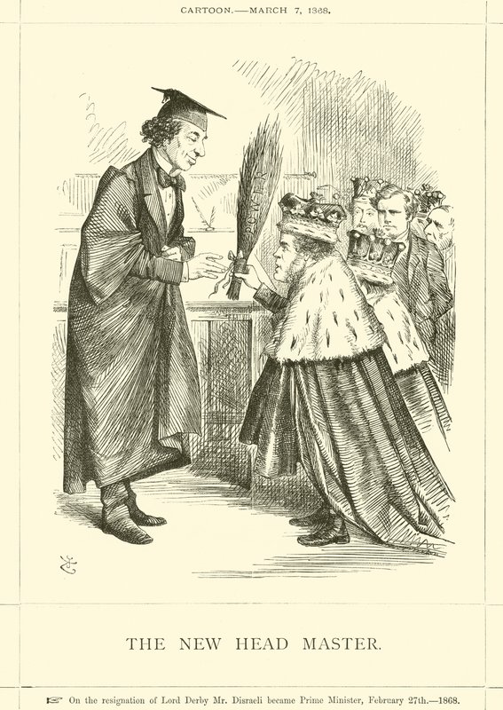 Den nye rektorn av after John Tenniel