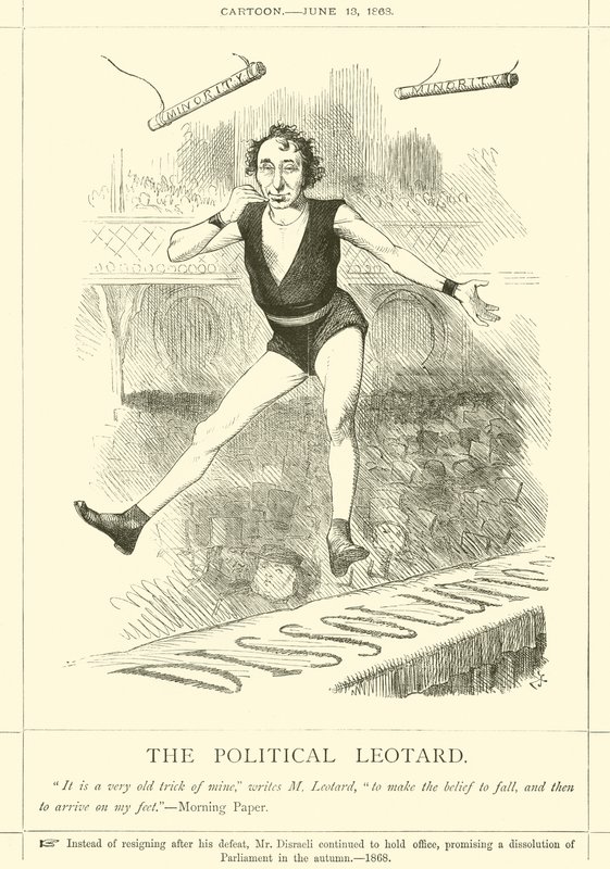Den politiska leotarden av after John Tenniel