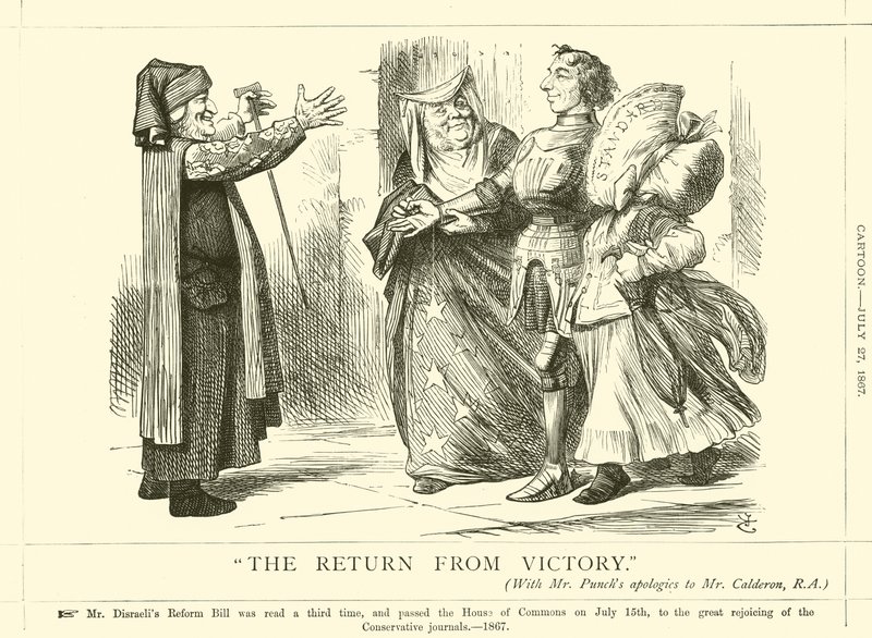 Återkomsten från segern av after John Tenniel