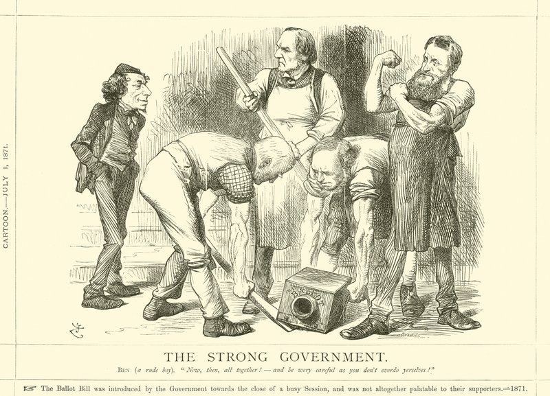Den starka regeringen av after John Tenniel