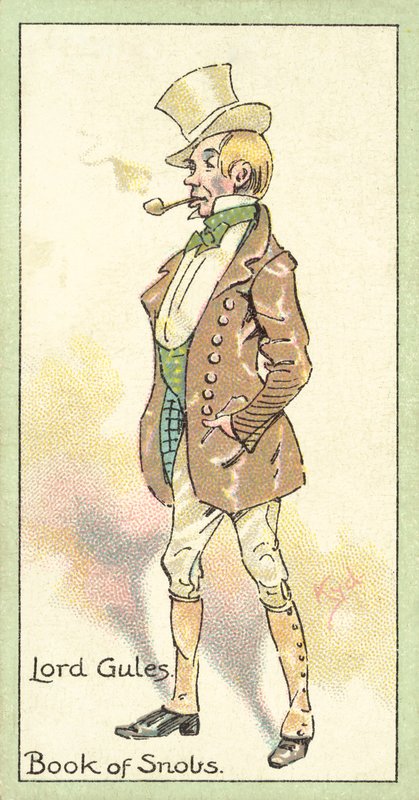 Lord Gules, Snobbens bok (chromolitho) av after Joseph Clayton Clarke