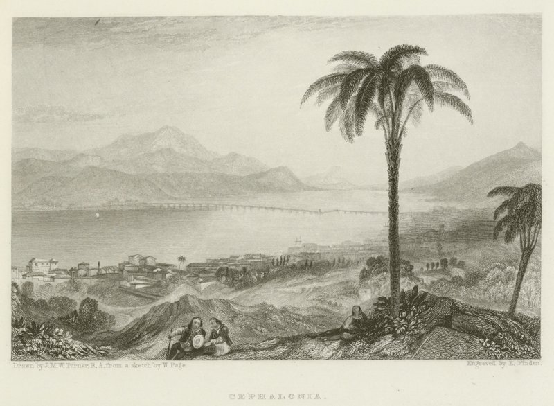 Kefalonia av after Joseph Mallord William Turner