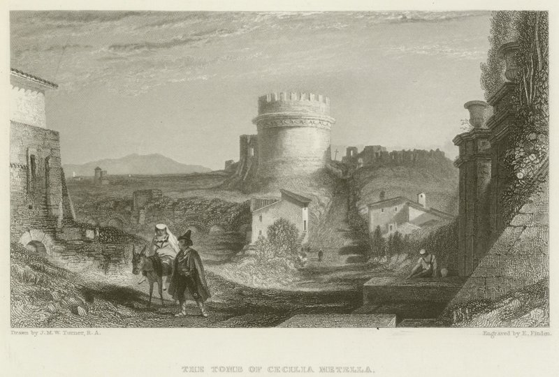 Cecilia Metellas grav av after Joseph Mallord William Turner