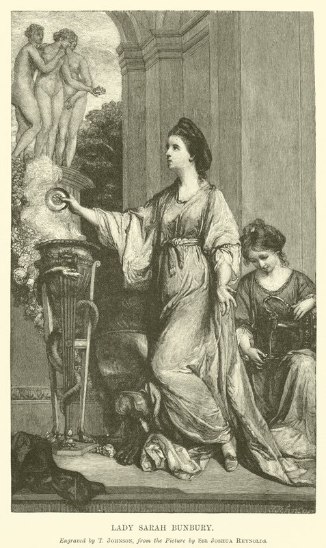 Lady Sarah Bunbury av after Joshua Reynolds