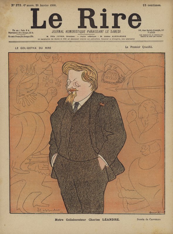 Charles Leandre, Illustration för Le Rire av after Leonetto Cappiello