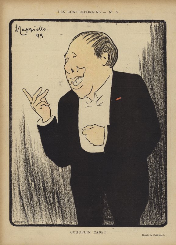 Coquelin Cadet, Illustration för Le Rire av after Leonetto Cappiello