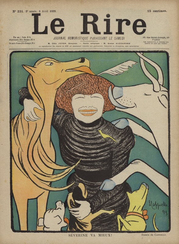 Illustration för Le Rire av after Leonetto Cappiello