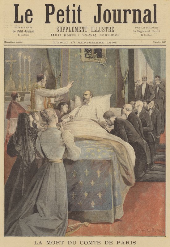 Prins Philippe, greve av Paris, död av after Lionel Royer