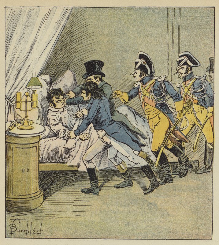 Arrestering av Pichegru av after Louis Charles Bombled