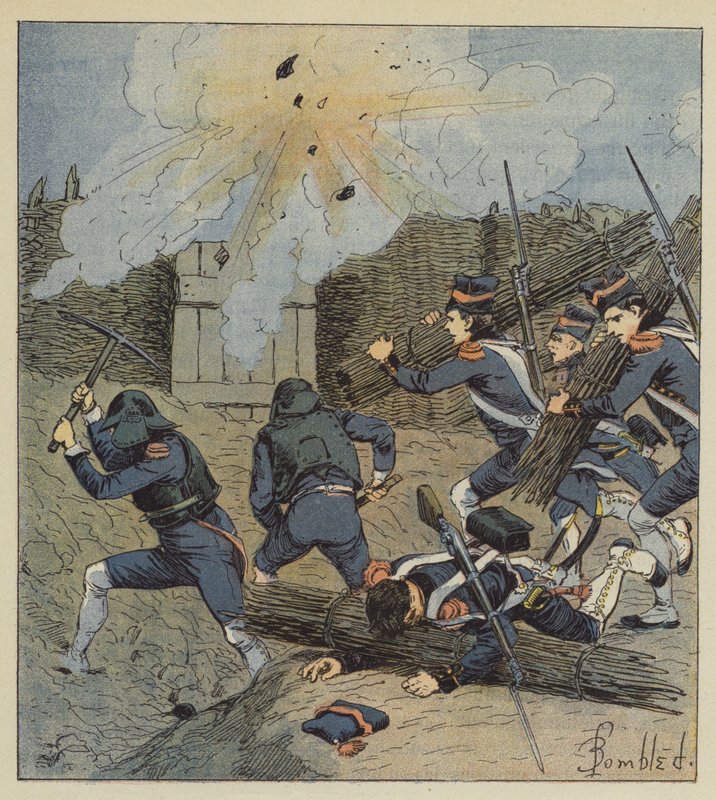 Ingen av de gamla torgen var säker, de upphör att vara hållbara av after Louis Charles Bombled