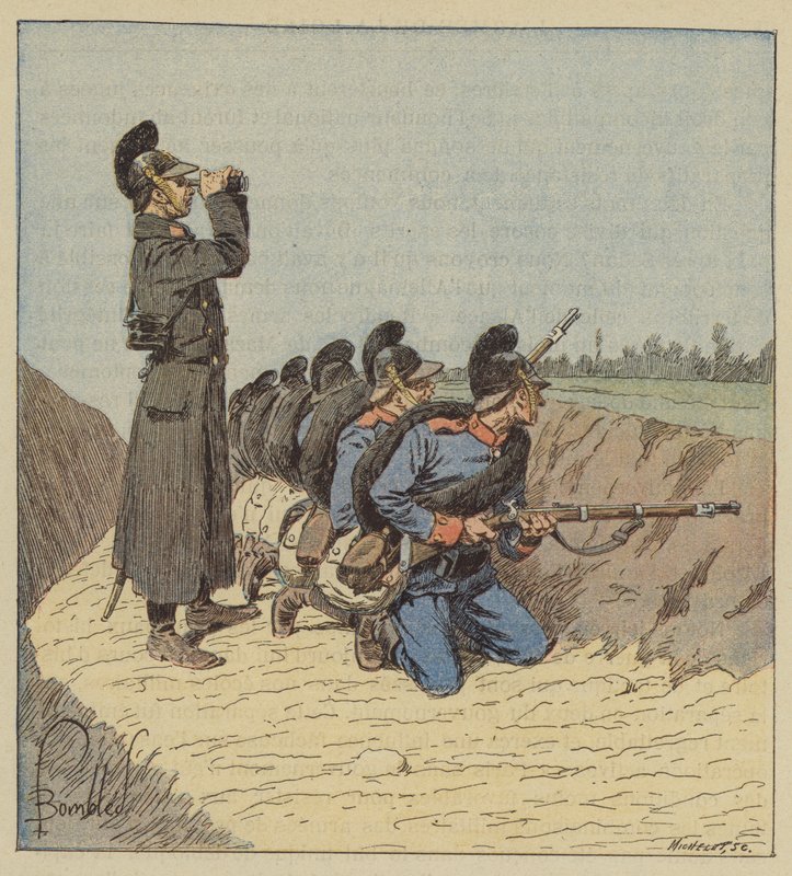 Bayersk i skivan av after Louis Charles Bombled