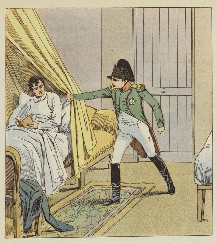 Jag såg en arm öppna min gardin med auktoritet av after Louis Charles Bombled