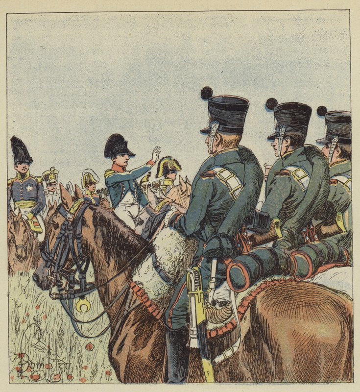 Unga människor, vi får inte frukta döden! av after Louis Charles Bombled