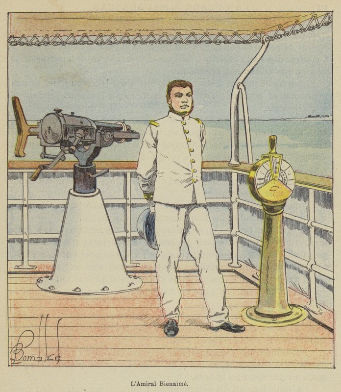 Amiral Bienaime av after Louis Charles Bombled