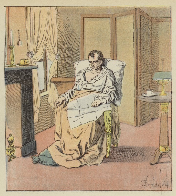 Den mycket indisponerade kejsaren av after Louis Charles Bombled
