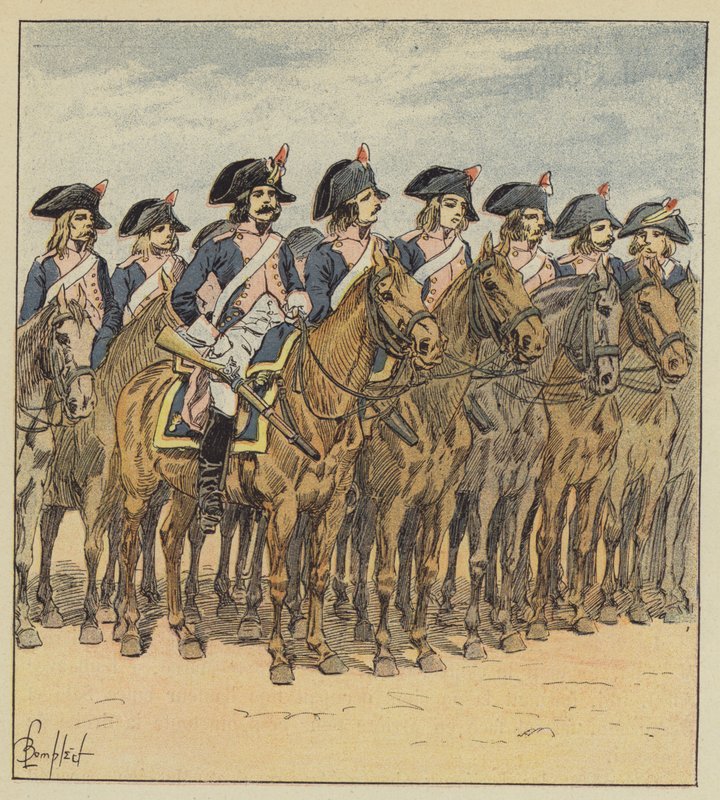 Italiens kavalleri och arméer av after Louis Charles Bombled
