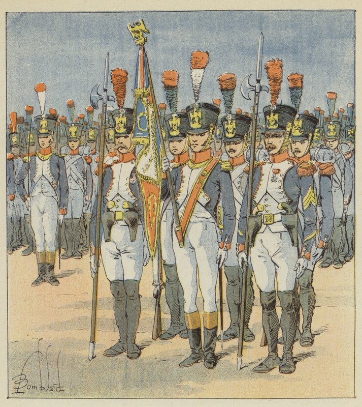 Örnvakten av after Louis Charles Bombled