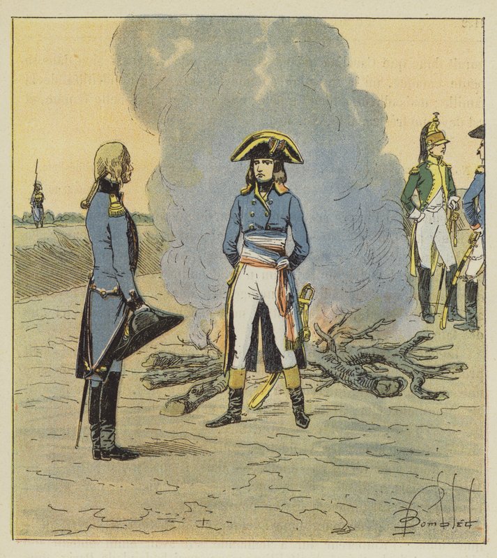 Den unge generalen som såg honom som en ingenjörsofficer gav honom ett uppdrag som rör yrket av after Louis Charles Bombled