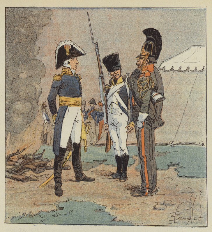 Marskalk Augereau, hertig av Castiglione av after Louis Charles Bombled