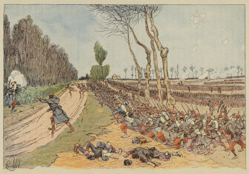 Fransmännen tar Coulmiers Park av after Louis Charles Bombled