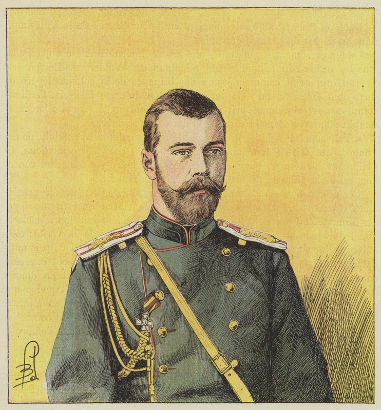 Nikolaus II, Rysslands kejsare av after Louis Charles Bombled