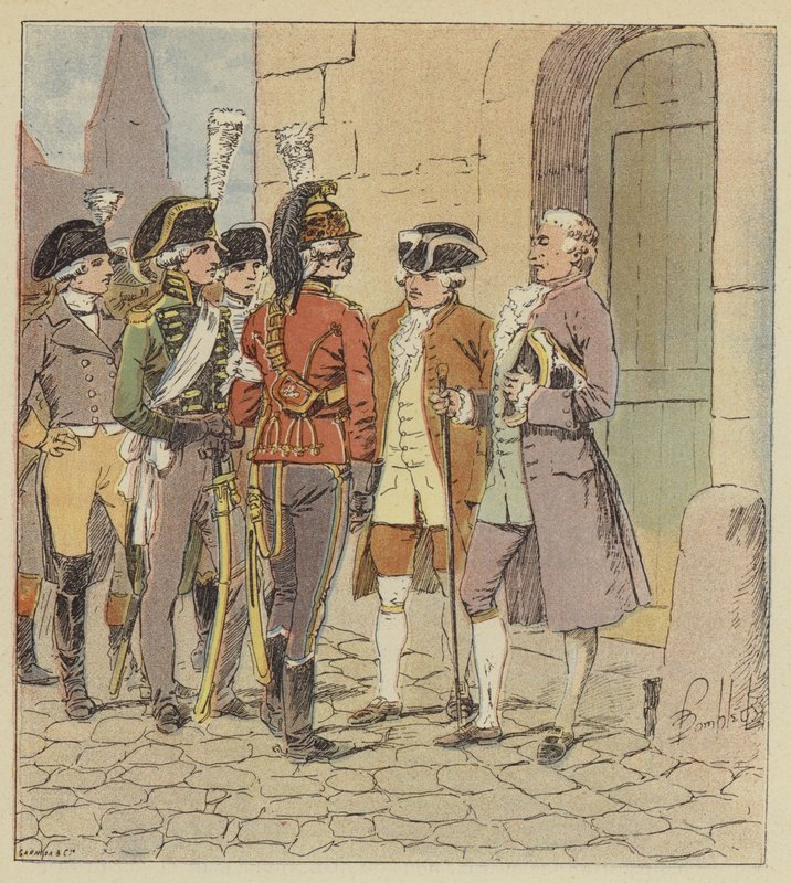 Vi var tusentals av alla vapen, alla uniformer, alla led av after Louis Charles Bombled