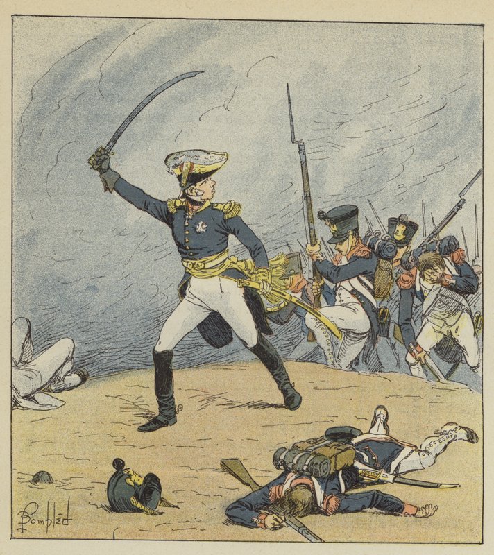 O M M hade bara personlig tapperhet av after Louis Charles Bombled