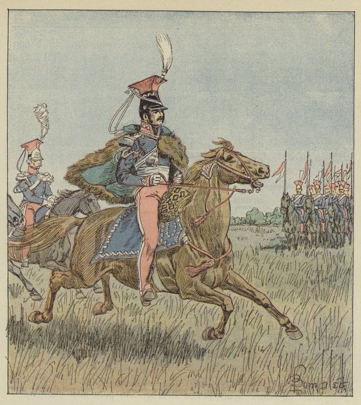 Poniatowsky var den riktiga kungen av Polen av after Louis Charles Bombled