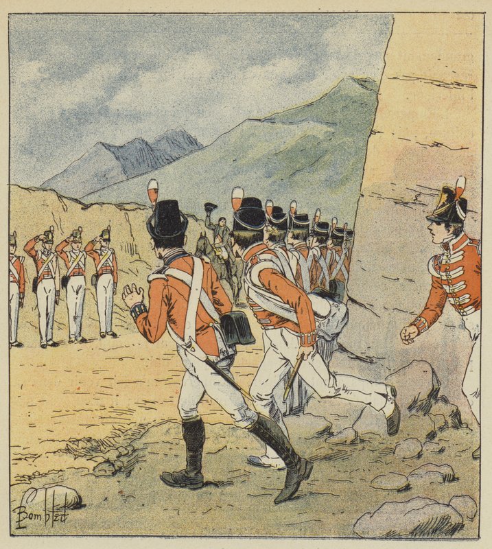 Vilken europeisk soldat, sade kejsaren, är inte rörd när jag närmar mig! av after Louis Charles Bombled