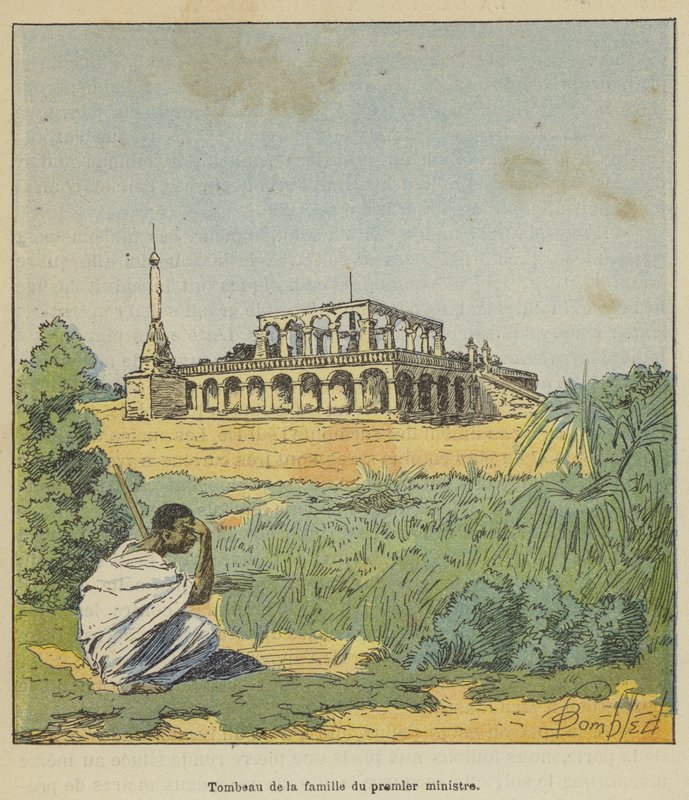 Graven av premiärministerns familj av after Louis Charles Bombled