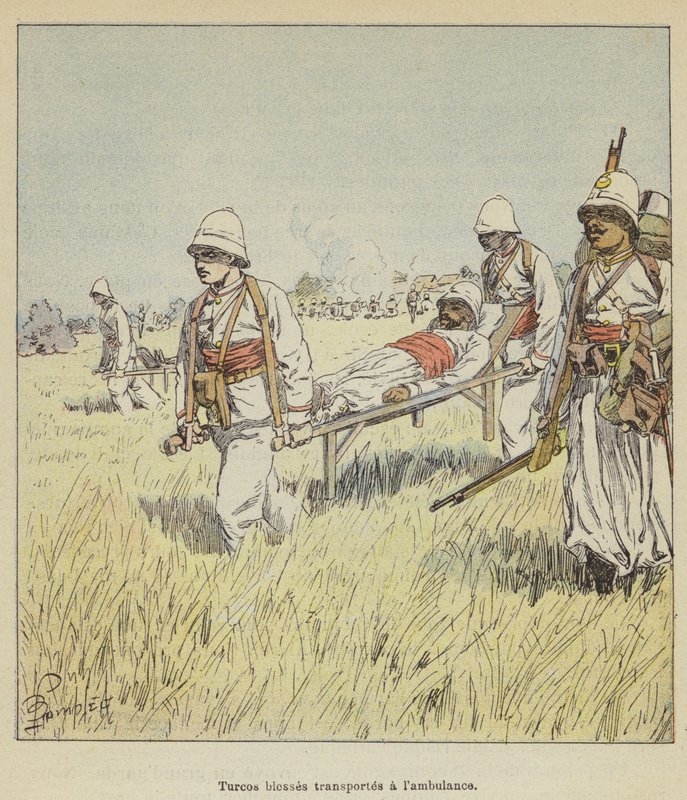 Turcos välsignar transporterar en labulans av after Louis Charles Bombled