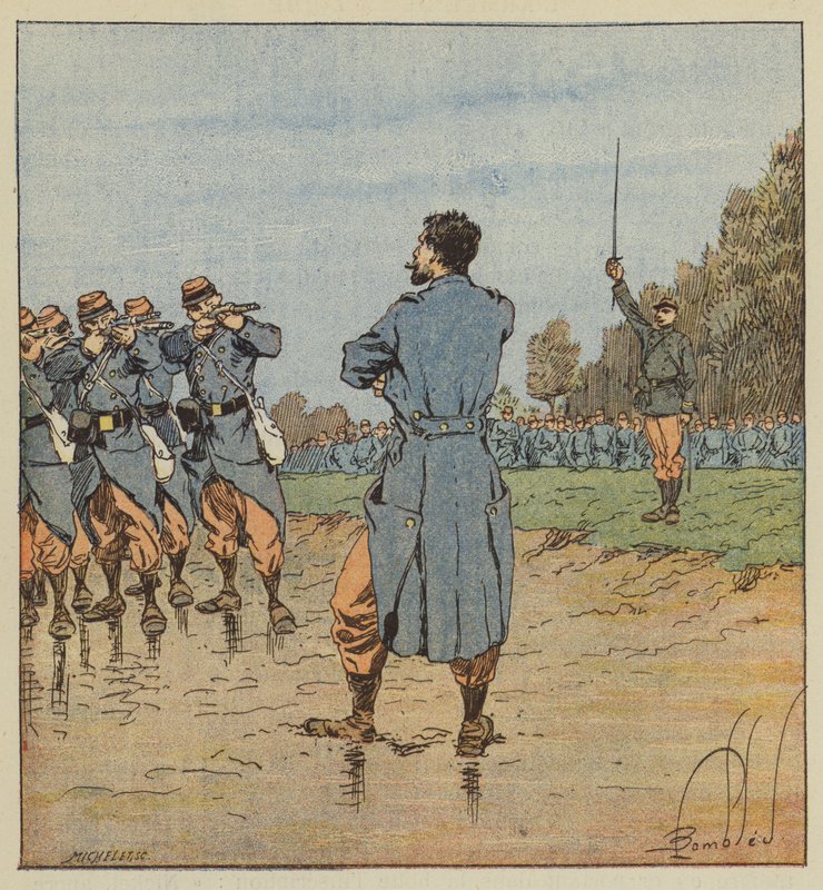 En avrättning i 17:e kåren av after Louis Charles Bombled